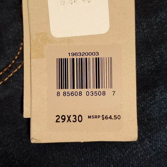 NEW NWT Levi’s 315 Shaping Bootcut Mid Rise Jeans Dark Wash Size 29" x‎ 30" - Picture 13 of 14